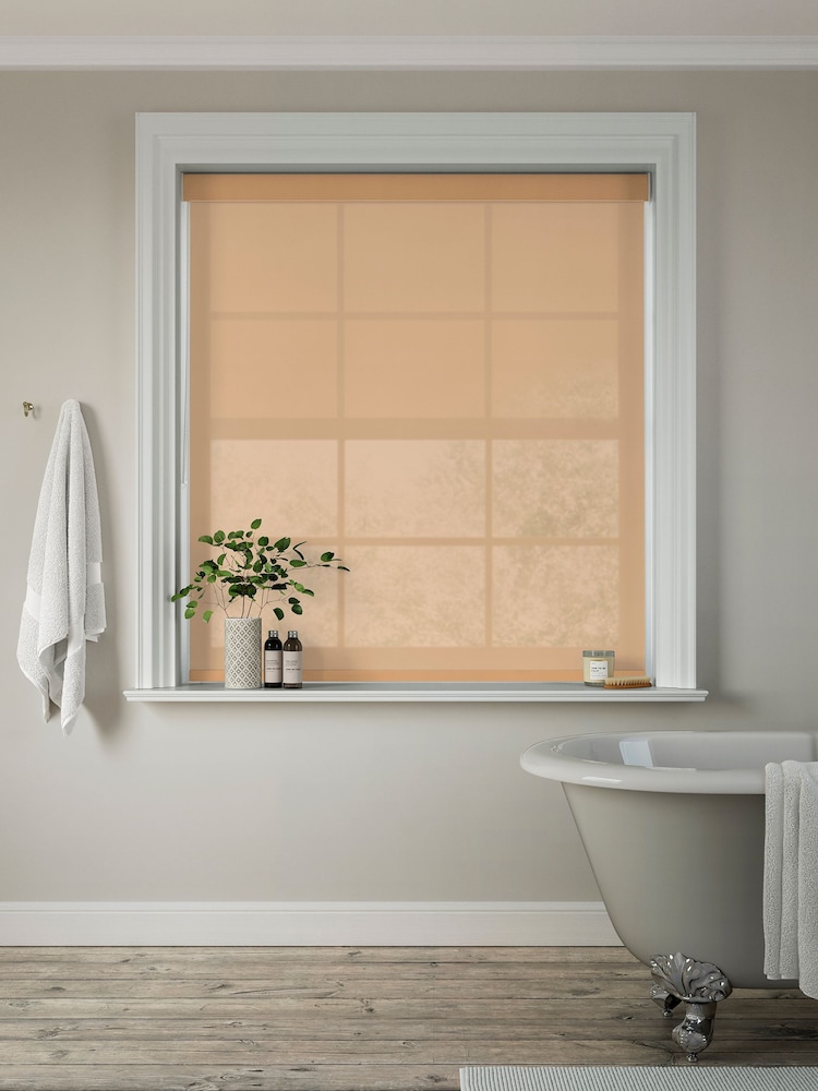 Tan Brown Simply Plain Made to Measure Roller Blind - Image 2 of 6