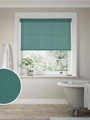 Spruce Green Simply Plain Made to Measure Roller Blind - Image 1 of 6