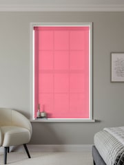 Pink Sorbet Simply Plain Made to Measure Roller Blind - Image 2 of 6