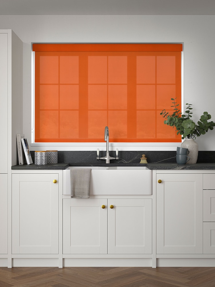 Red Simply Plain Made to Measure Roller Blind - Image 2 of 6