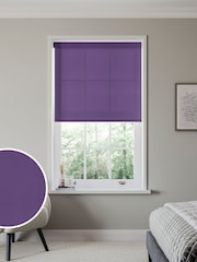 Plum Purple Simply Plain Made to Measure Roller Blind - Image 1 of 6