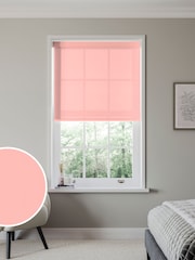Pink Simply Plain Made to Measure Roller Blind - Image 1 of 6