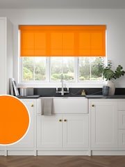 Orange Simply Plain Made to Measure Roller Blind - Image 1 of 6