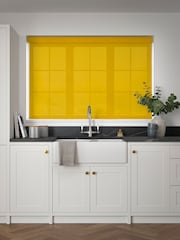Ochre Yellow Simply Plain Made to Measure Roller Blind - Image 2 of 6