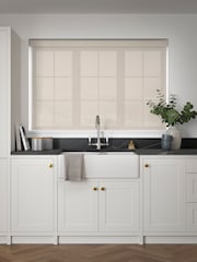 Oatmeal Natural Simply Plain Made to Measure Roller Blind - Image 2 of 6