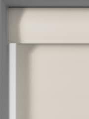 Oatmeal Natural Simply Plain Made to Measure Roller Blind - Image 3 of 6