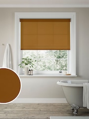 Mocha Brown Simply Plain Made to Measure Roller Blind - Image 1 of 6
