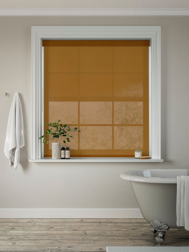 Mocha Brown Simply Plain Made to Measure Roller Blind - Image 2 of 6