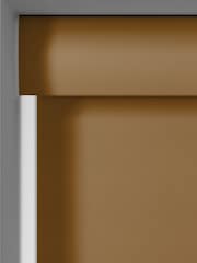 Mocha Brown Simply Plain Made to Measure Roller Blind - Image 3 of 6