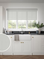 Mist Grey Simply Plain Made to Measure Roller Blind - Image 1 of 6