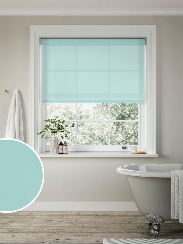 Mineral Green Simply Plain Made to Measure Roller Blind - Image 1 of 6