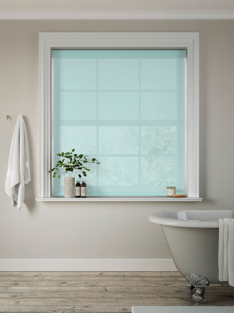 Mineral Green Simply Plain Made to Measure Roller Blind - Image 2 of 6