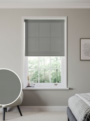 Mercury Grey Simply Plain Made to Measure Roller Blind - Image 1 of 6