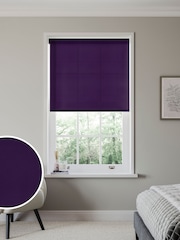 Grape Purple Simply Plain Made to Measure Roller Blind - Image 1 of 6