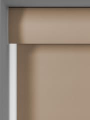 Coco Brown Simply Plain Made to Measure Roller Blind - Image 3 of 6