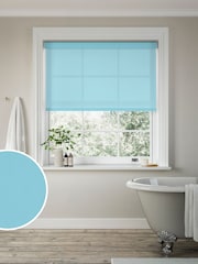 Breeze Blue Simply Plain Made to Measure Roller Blind - Image 1 of 6