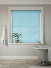 Breeze Blue Simply Plain Made to Measure Roller Blind - Image 2 of 6