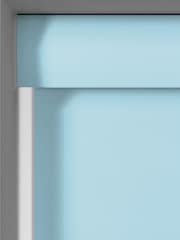 Breeze Blue Simply Plain Made to Measure Roller Blind - Image 3 of 6