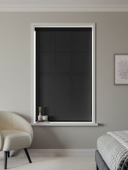 Black Simply Plain Made to Measure Roller Blind - Image 2 of 6