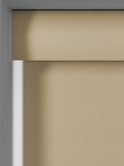 Biscuit Natural Simply Plain Made to Measure Roller Blind - Image 3 of 6