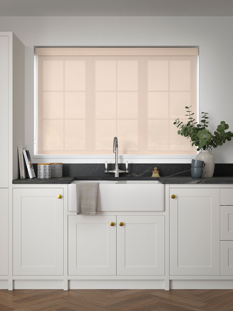 Almond Natural Simply Plain Made to Measure Roller Blind - Image 2 of 6