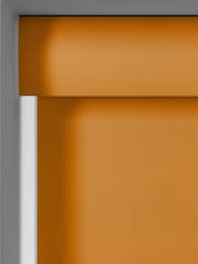 Terracotta Orange Simply Plain Made to Measure Roller Blind - Image 3 of 6