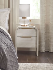 Light Natural Mia Oak Effect Bedside Table - Image 4 of 10