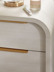 Light Natural Mia Oak Effect Bedside Table - Image 5 of 10