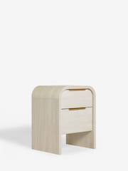 Light Natural Mia Oak Effect Bedside Table - Image 8 of 10