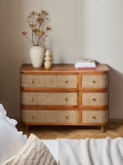 Mid Natural Odella Mango Chest of Drawers - Image 2 of 4