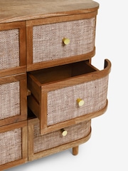 Mid Natural Odella Mango Chest of Drawers - Image 4 of 4