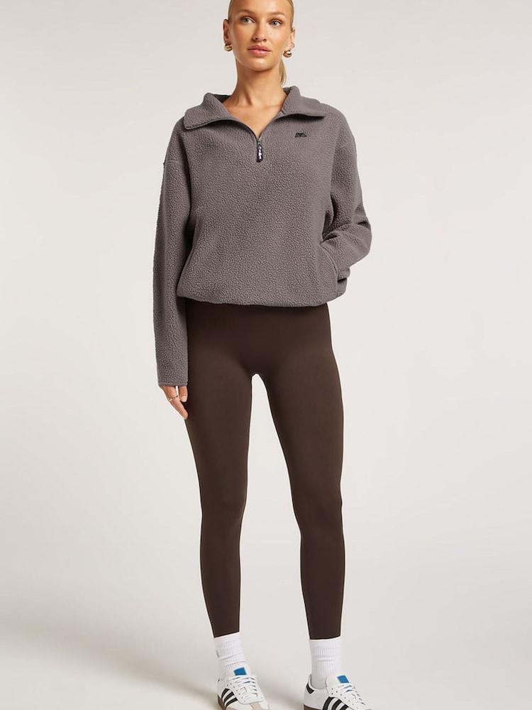 4th Arq Purple Alix Half-Zip Fleece - Image 4 of 4 4th Arq Purple Alix Half-Zip Fleece - Image 4 of 4