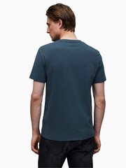 AllSaints Blue 100% Cotton Brace Crew T-Shirts 3 Pack - Image 5 of 7