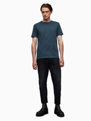 AllSaints Blue 100% Cotton Brace Crew T-Shirts 3 Pack - Image 6 of 7