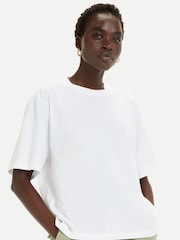 Whistles White Boyfriend Oversized 100% Cotton T-Shirt - Image 1 of 5