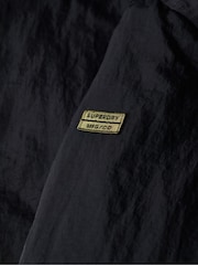Superdry Black Military Hooded MA1 Bomber Jacket - Image 5 of 5