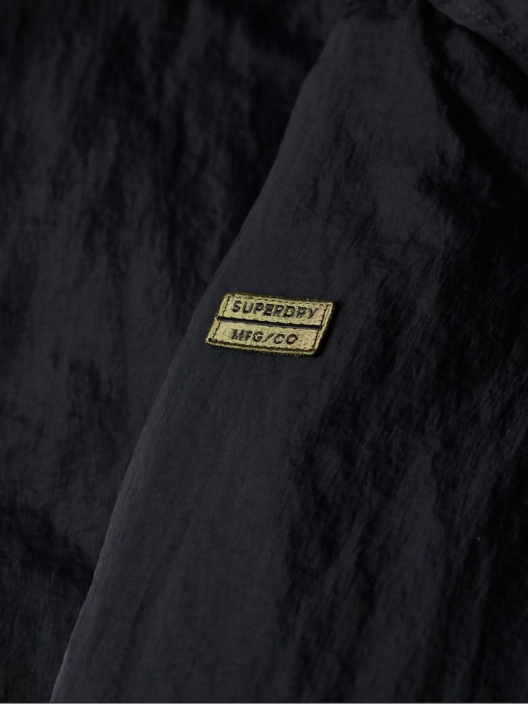 Superdry Black Military Hooded MA1 Bomber Jacket - Image 5 of 5