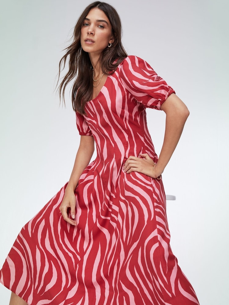 Baukjen Red Jazlyn Dress with Tencel ™ - Image 1 of 1