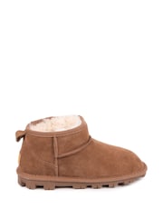 Just Sheepskin™ Brown Ladies Mini Grace Sheepskin Boots - Image 2 of 5