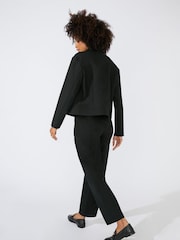 Ro&Zo Black Utility Cropped Jacket - Image 2 of 5