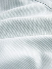 Sage Green Slim Fit 100% Cotton Double Cuff Signature Textured Trimmed Formal Shirt - Image 6 of 6