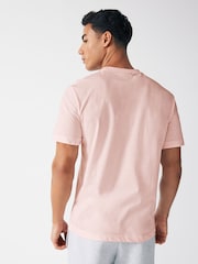Розовый - Lacoste спортивная футболка из 100% хлопка - Изображение 2 из 6