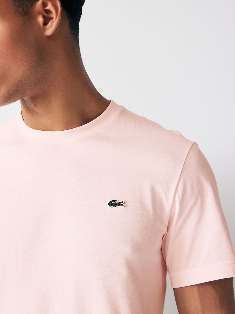 Lacoste Regular Fit Sports 100% Cotton T-Shirt - Image 3 of 6