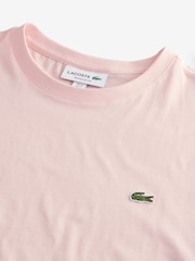 Розовый - Lacoste спортивная футболка из 100% хлопка - Изображение 5 из 6