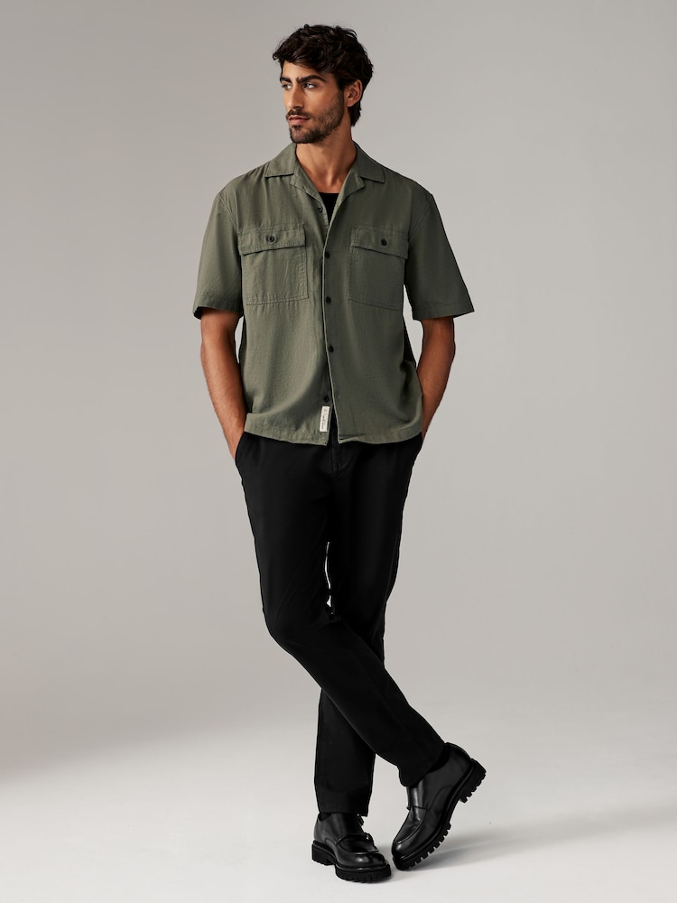 Black Slim Fit Stretch Chino Trousers 2 Pack - Image 2 of 9