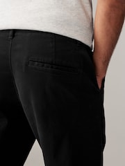 Black Slim Fit Stretch Chino Trousers 2 Pack - Image 6 of 9