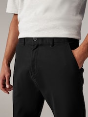 Black Slim Fit Stretch Chino Trousers 2 Pack - Image 7 of 9
