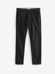 Black Slim Fit Stretch Chino Trousers 2 Pack - Image 8 of 9