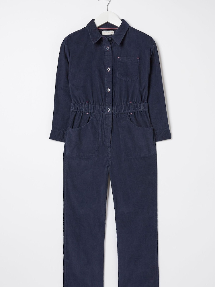 FatFace Blue Cord Jumpsuit - Image 5 of 5 FatFace Blue Cord Jumpsuit - Image 5 of 5
