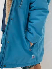 FatFace Turquoise Blue 3 In 1 Waterproof Coat - Image 3 of 4